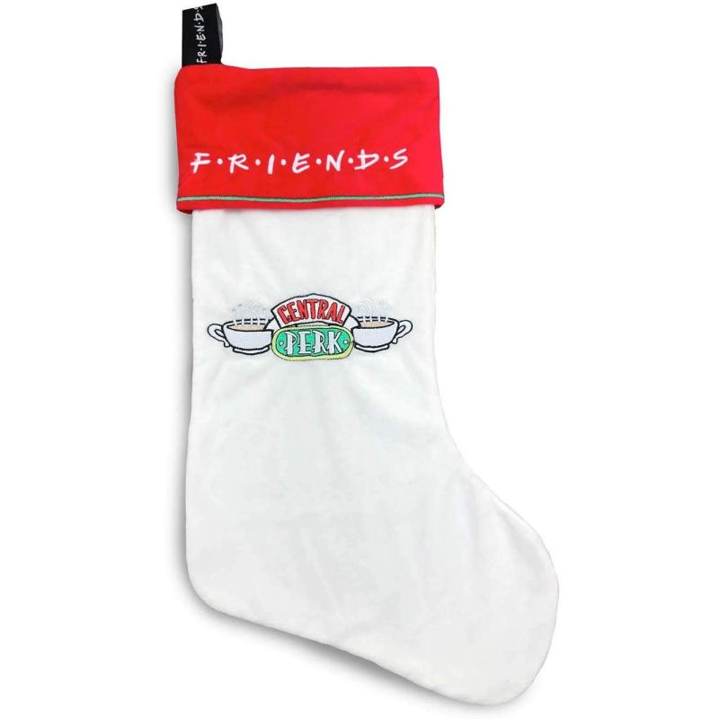 Friends Christmas Stocking - White