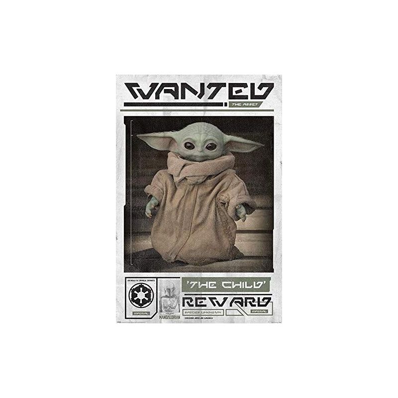 STAR WARS - The Mandalorian - Poster 61X91 - Wanted the Child