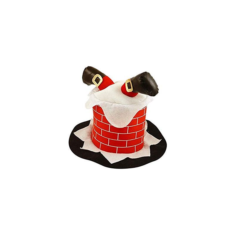 CHRISTMAS HAT WITH SANTA LEGS