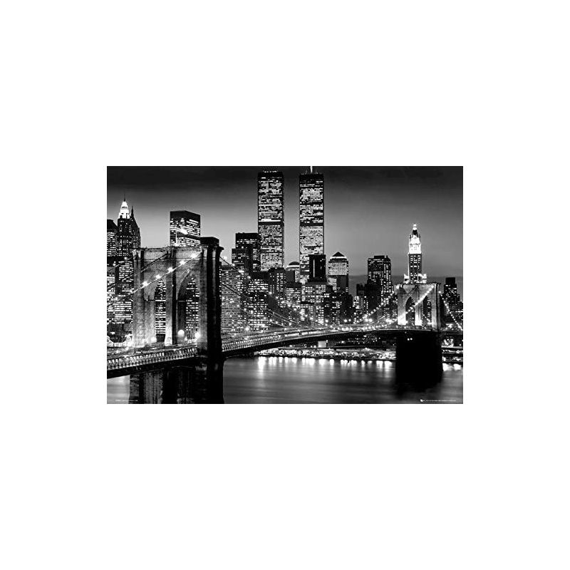 New York, Manhattan Black, Maxi Poster, 61 x 91.5 cm