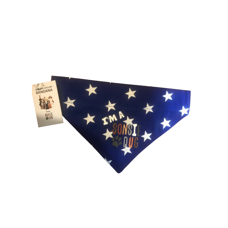 "I'm a Sonsie Dug" Bandana - Blue Sars