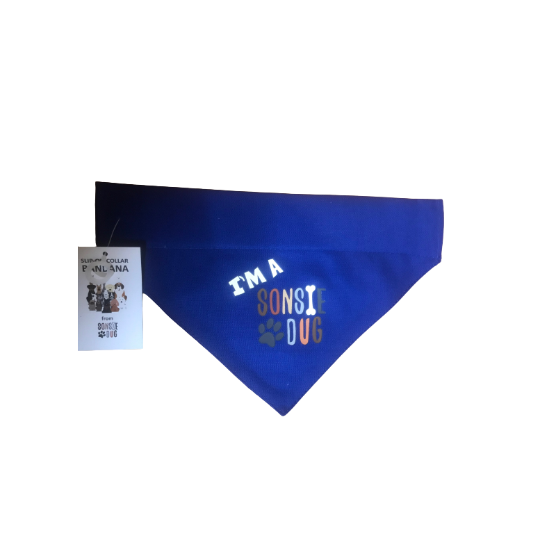 "I'm a Sonsie Dug" Bandana - Blue