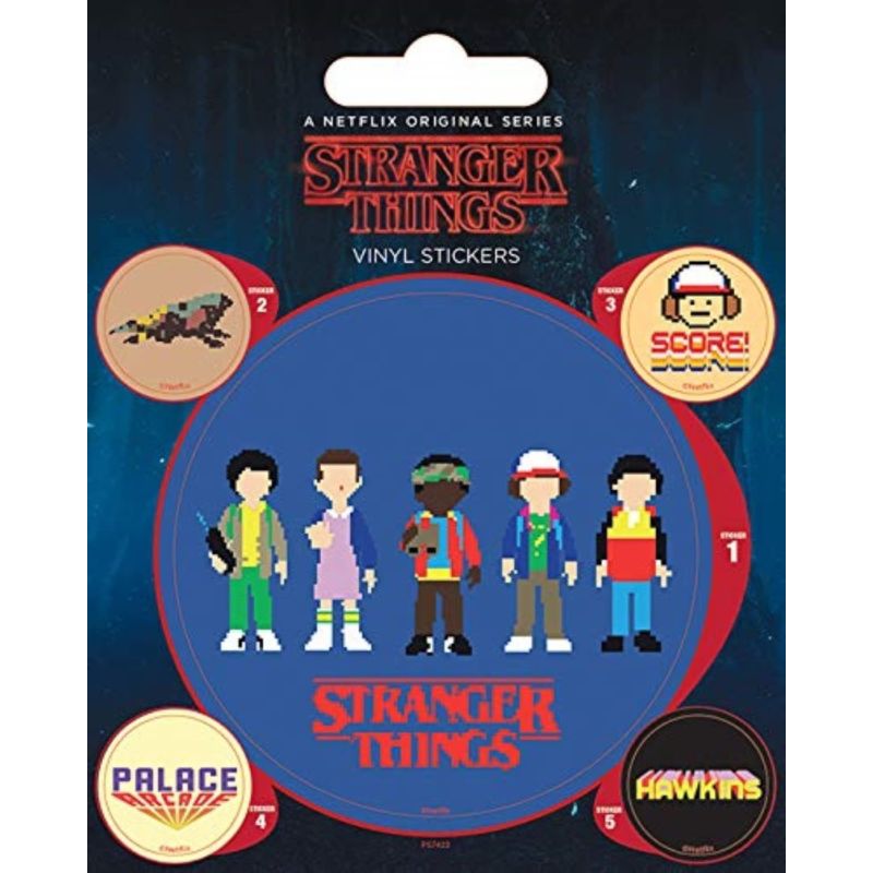 Stranger Things Arcade Stickers - Officially Licensed