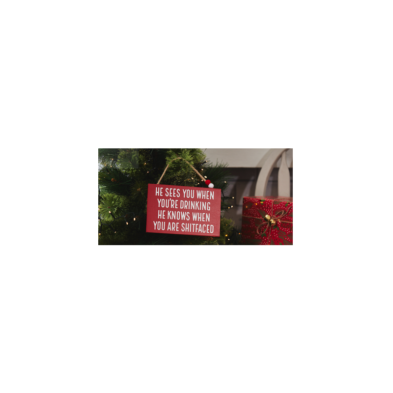 Comical Christmas Plaque