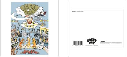 GREEN DAY (DOOKIE) A6 (1 CARD SUPPLIED)