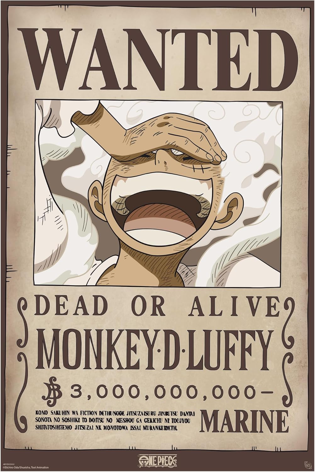 One Piece Wanted Luffy Wano Maxi Poster