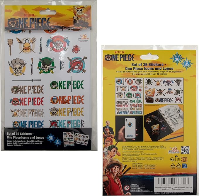 One Piece – Set of 36 Stickers