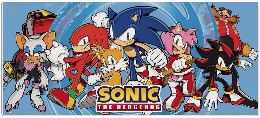 Sonic the Hedgehog (Characters) XL Gaming Desk Mat