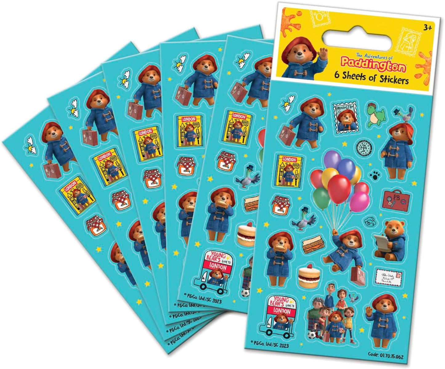 Paddinton Bear Adventures of Paddington Sticker Pack (6 Sheets)