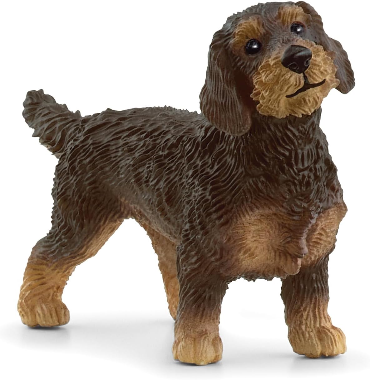 SCHLEICH FARM WORLD Wire-Haired Dachshund Figurine