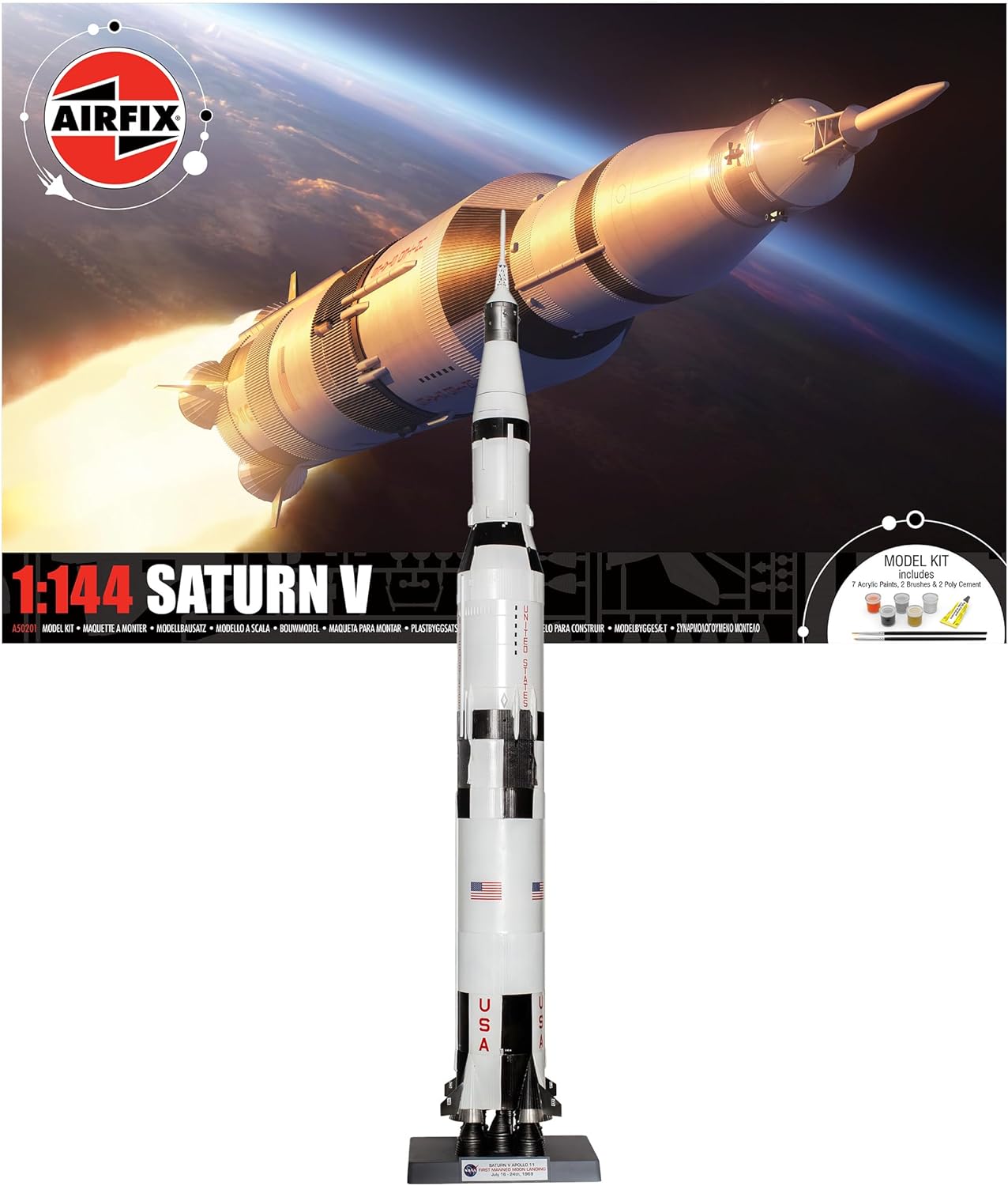 AIRFIX - Saturn V Gift Set - Plastic Model Kit