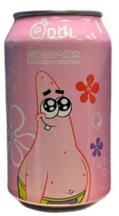 SpongeBob Patrick Star Peach Sparkling Water 330ml