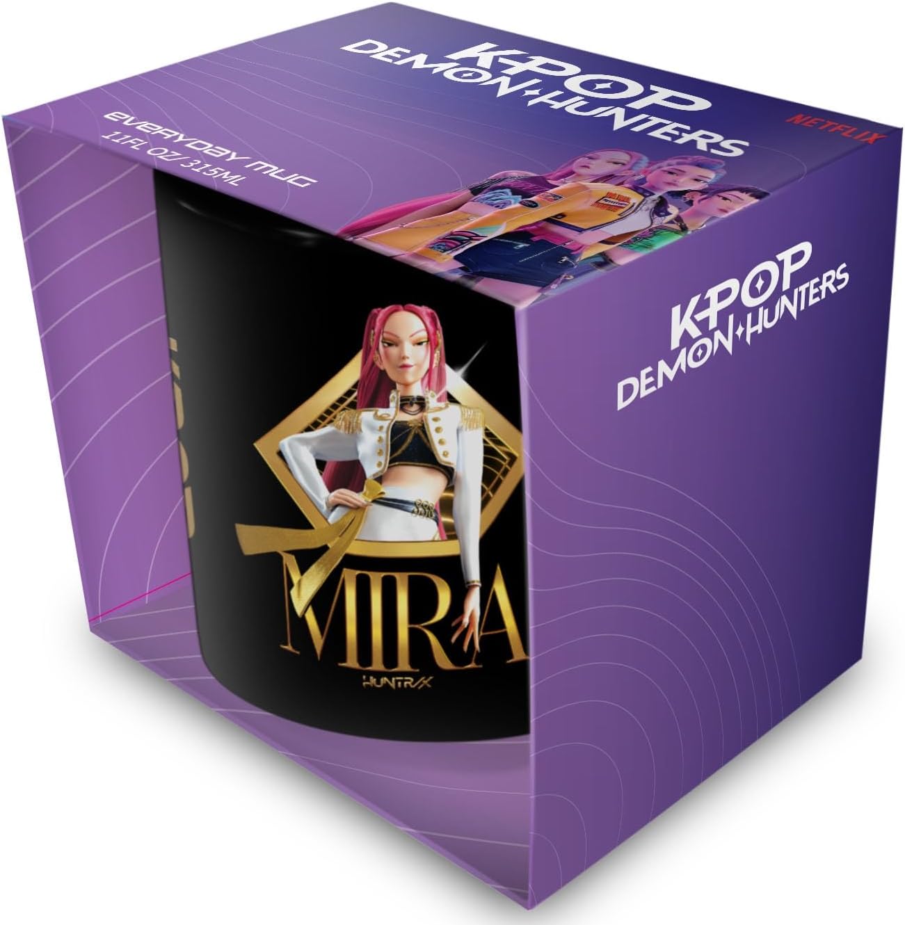 K-Pop Demon Hunters (Golden Mira) Black Mug