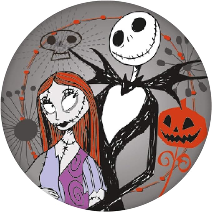 The Nightmare Before Christmas Jack & Sally 25mm Button Badge