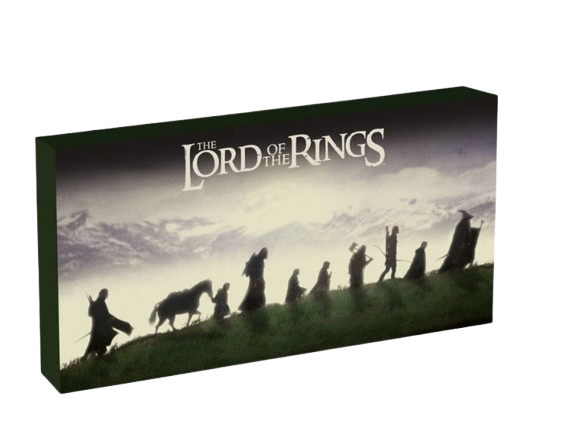 The Lord of The Rings light up canvas - 30cm x 15cm