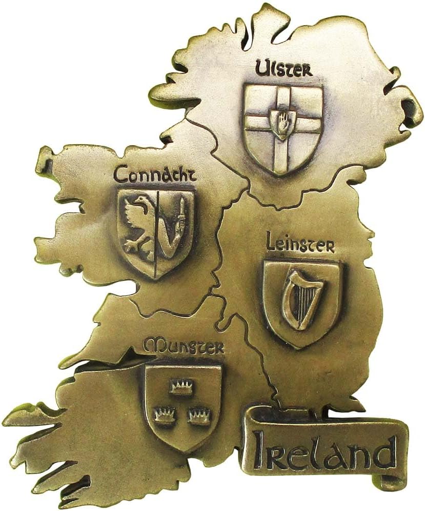 Provinces of Ireland Bronze Wall Plaque