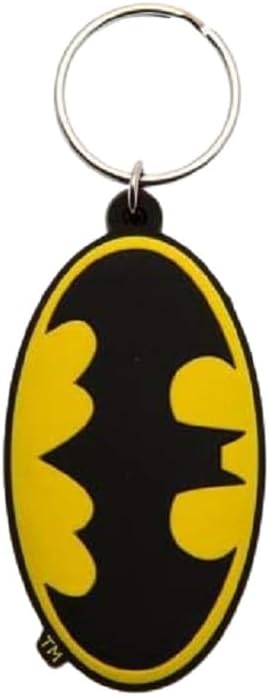 DC Comics-Batman Symbol Rubber Keychain