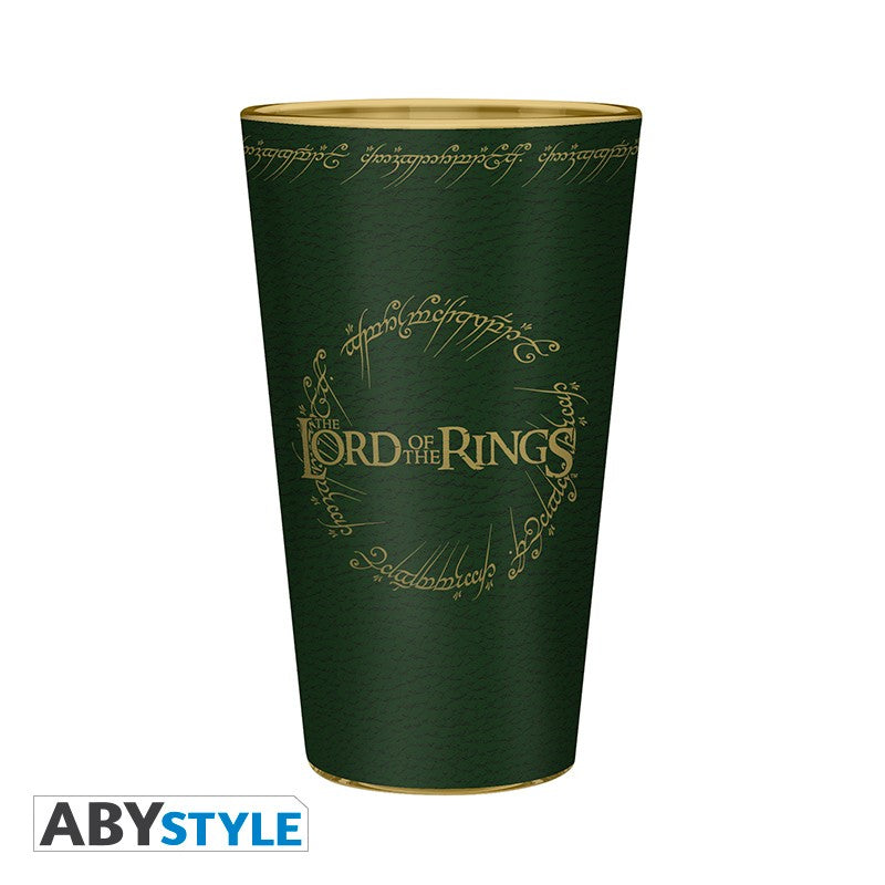 The Lord of The Rings - Glass XXL - 400 ml - Prancing Pony, Green