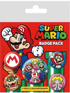 SUPER MARIO BADGE PACK