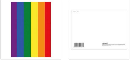 PRIDE POSTCARD PRINT A6 (1 CARD SUPPLIED)