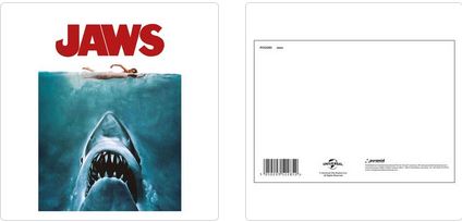 Jaws Postcard Print A6 (1 CARD SUPPLIED)