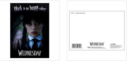 WEDNESDAY (HAPPY COLOUR) POSTCARD PRINT A6 (1 CARD SUPPLIED)