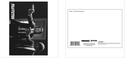 PULP FICTION (VINCENT & JULES) POSTCARD PRINT A6 (1 CARD SUPPLIED)