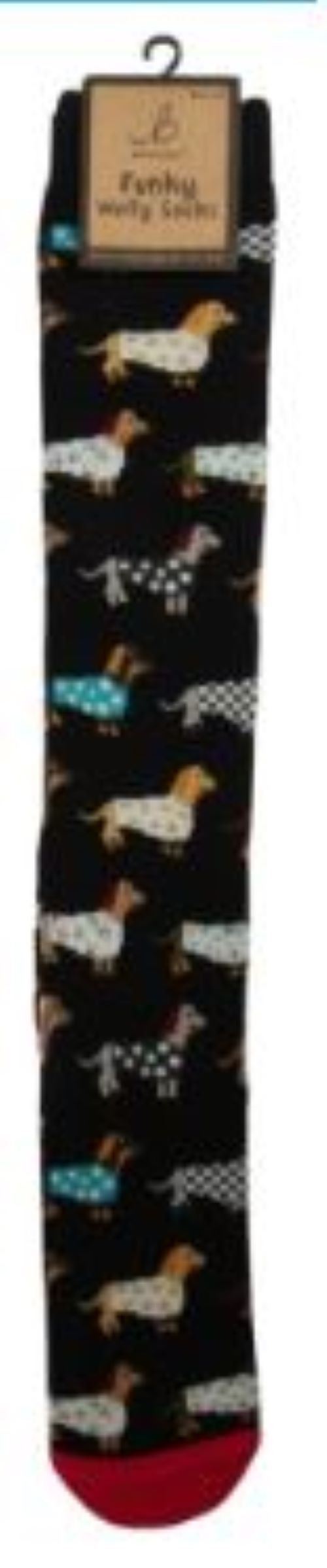 Funky Welly Socks - Trendy Dachshunds
