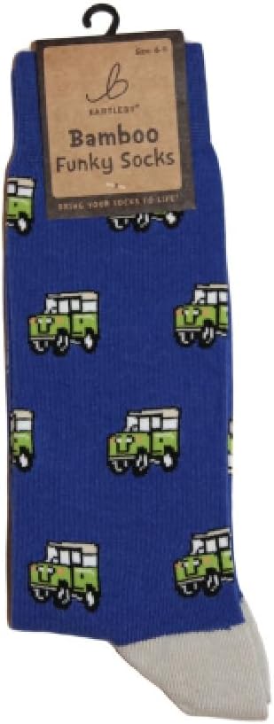 Mens Funky Bamboo Socks - 4x4 Vehicle