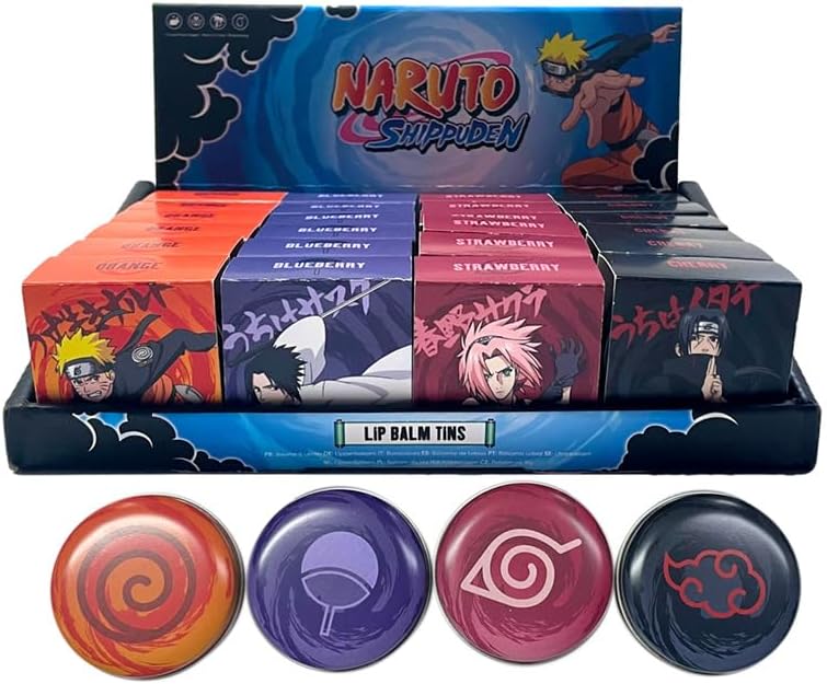 Naruto Shippuden Lip Balm in a Tin (1 SUPPLIED)