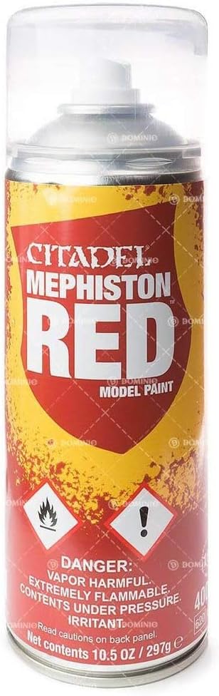 Games Workshop Citadel Undercoat Spray - Mephiston Red ***UK DELIVERY ONLY***