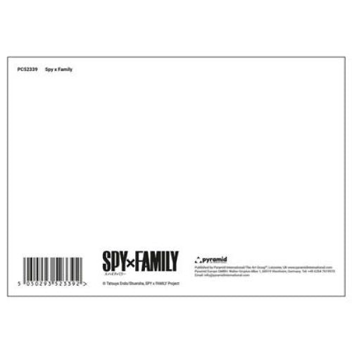 SPY X FAMILY SINGLE POSTCARD A6 (1 CARD SUPPLIED)