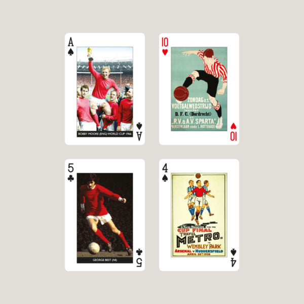 Gibsons Football Legends Single Deck Playing Cards from Piatnik