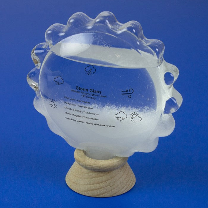 Sun Shaped Storm Cloud Bottle Weather Station Set