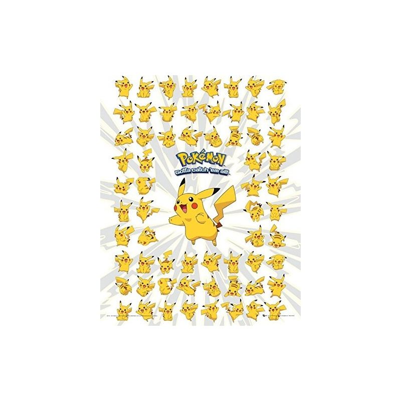 GB eye 40 x 50 cm "Pikachu" Pokemon Mini Posters, Multi-Colour GB eye 40 x 50 cm "Pikachu" Pokemon Mini Posters, Multi-Colour