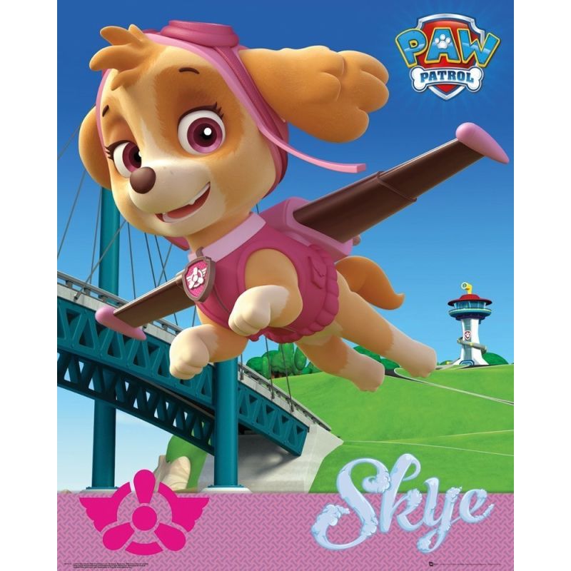 GB Eye "Paw Patrol, Skye" Mini Poster 40x50cm
