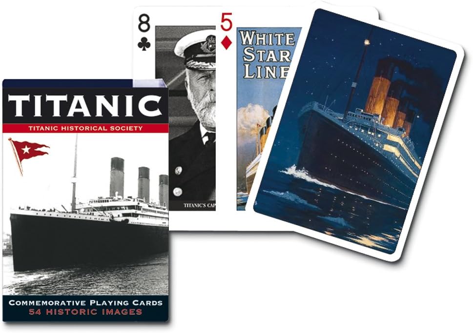 Gibsons Piatnik Titanic playing cards (single deck)