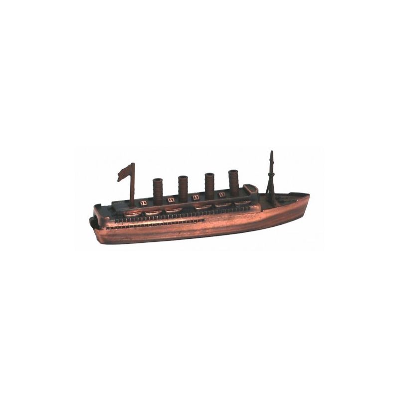 Metal Bronze Model Replica Cruise Ship Ocean Liner Die Cast Toy Pencil Sharpener
