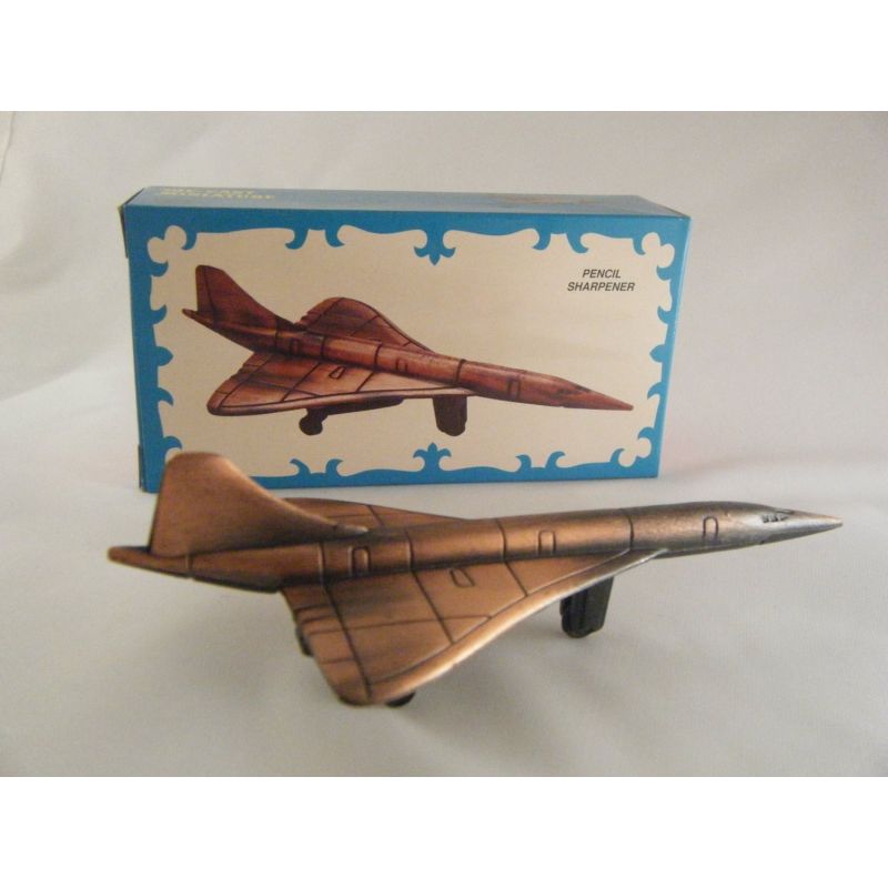 CONCORDE DIE-CAST ANTIQUE STYLE NOVELTY PENCIL SHARPENER