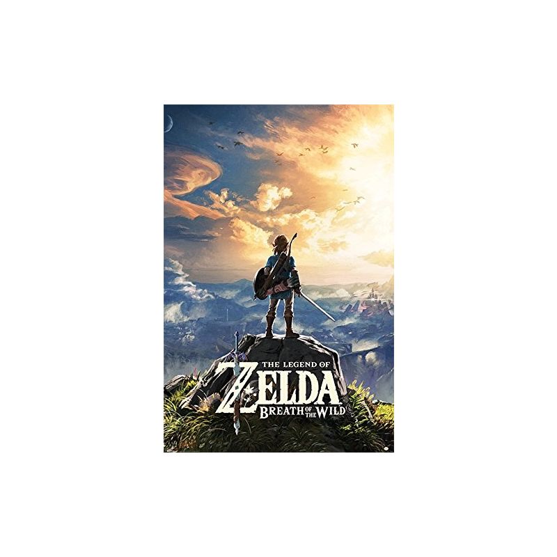 Sunset the Legend of Zelda Breath of the Wild Maxi Poster