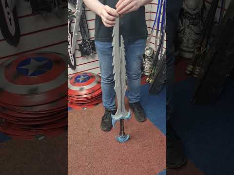 1:1 Cosplay Orc Anti Mage Scythe of Vyse Elf Weapon Anime Role Play Halloween Gift PU 106cm