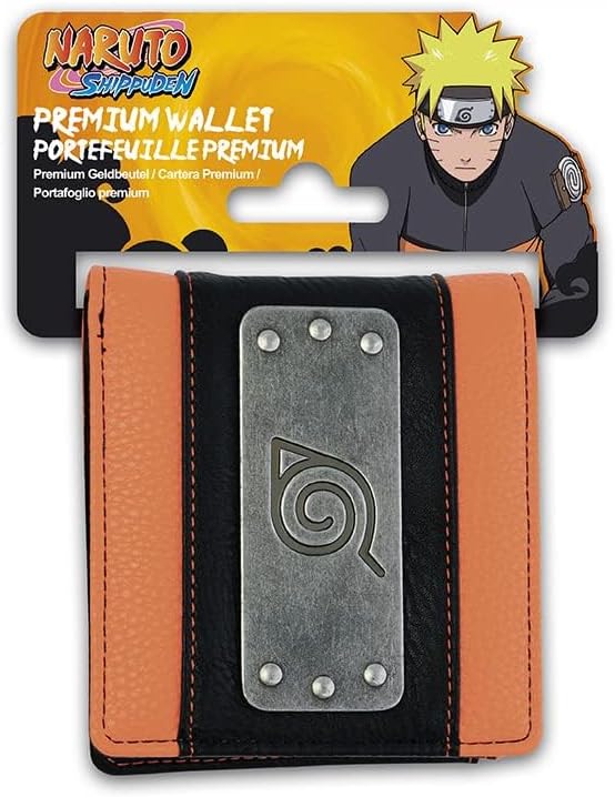 ABYSTYLE Naruto Shippuden Premium Geldbörse - Naruto, Black, Exceptional
