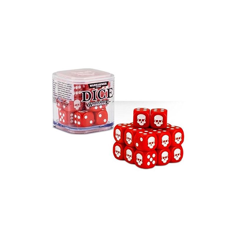 Warhammer - 20 dices 6 side Pack - Colour Chosen At Random (1 pack of 20 dice supplied)