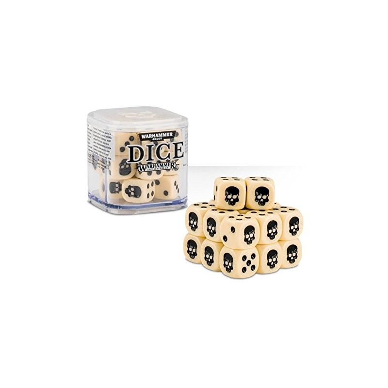 Warhammer - 20 dices 6 side Pack - Colour Chosen At Random (1 pack of 20 dice supplied)