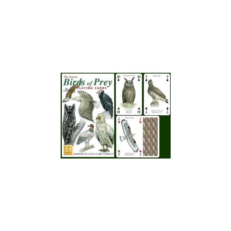 Heritage Playing Cards. Birds of Prey