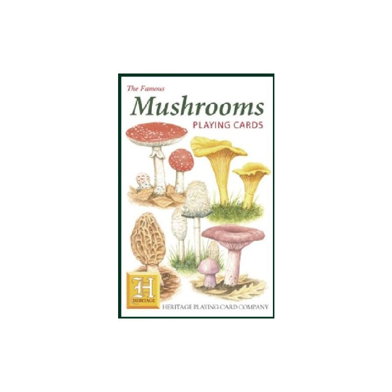 Heritage Playing Cards - Mushroom varieties Playing Cards