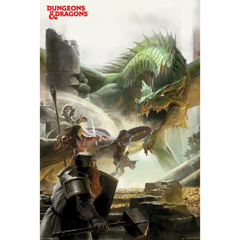 Dungeons & Dragons Adventure Gaming Maxi Poster Picture 61x91.5cm | 24x36 inches