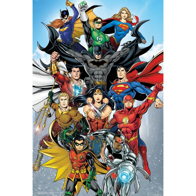 DC Comics Rebirth Portrait Maxi Poster Picture 61x91.5cm | 24x36 inches