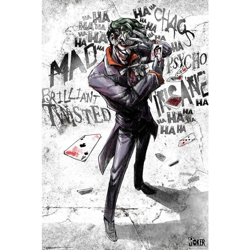 The Joker DC Comics Type Poster 61x91.5cm