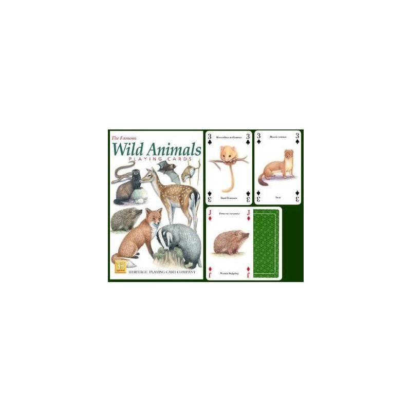 Heritage Playing Cards. Wild Animals